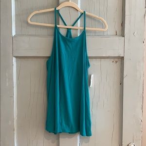 Kelly Green Tank Top with Racerback